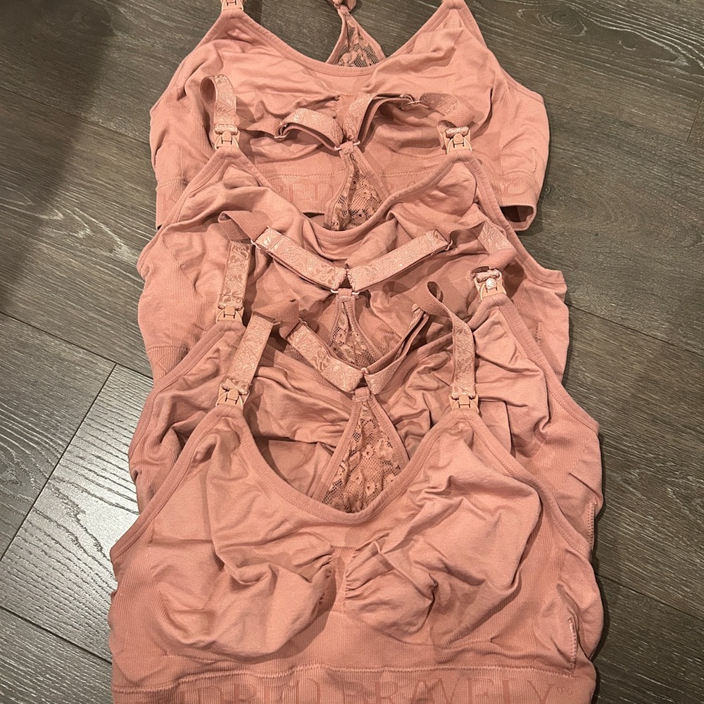 Blush Pink Bralette Set